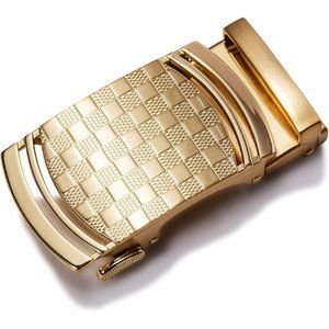 Men's Ratchet Replaceable 1 3/8 Slide 35mm Cuttable Strap Belt Buckle